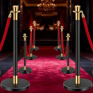 Absperrständer Schwarz Gold Krone