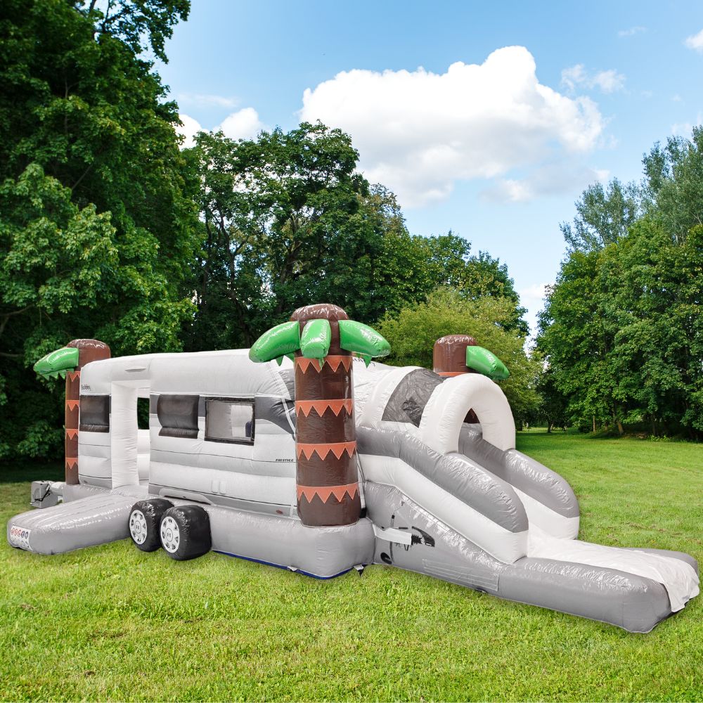 Unikat Wohnwagenhüpfburg