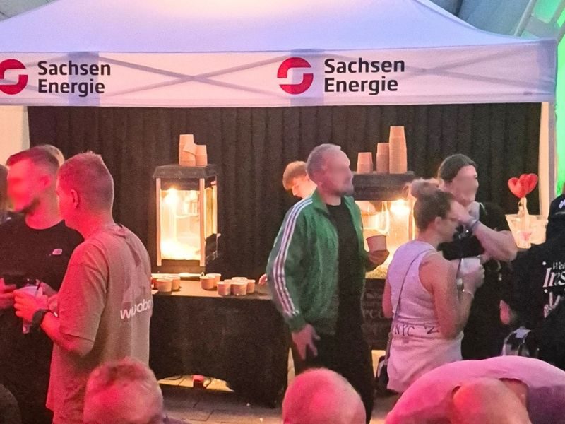 Sachsen Energie Sommerfest Dresden Full Service Popcornstand
