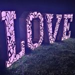 LOVE Buchstaben